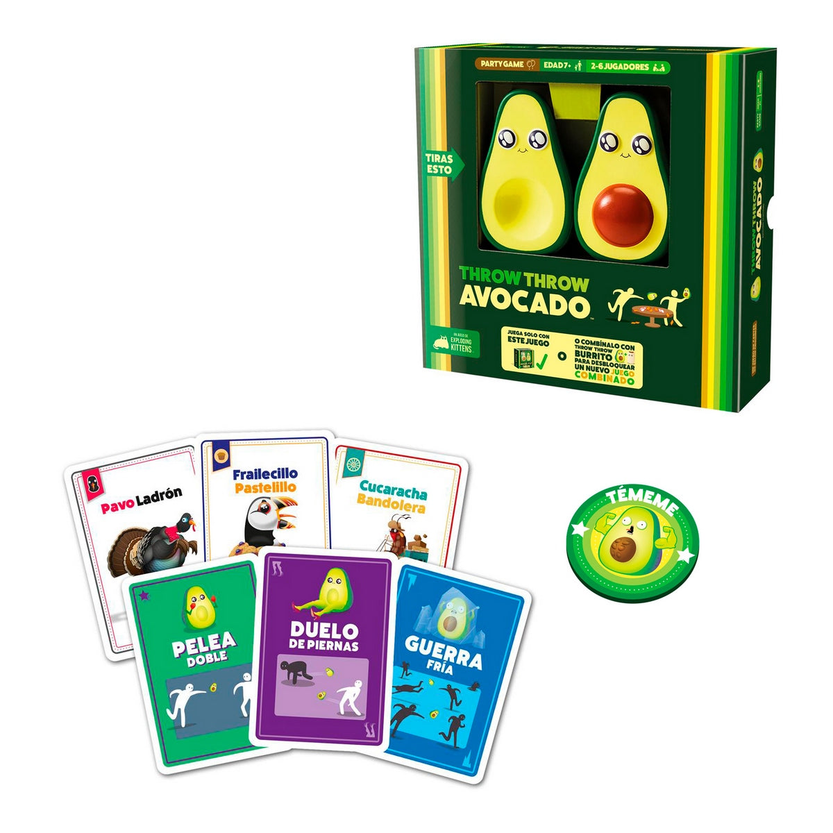 Throw Throw Avocado Categoría: Juegos de mesa Tipo producto: Juegos de mesa